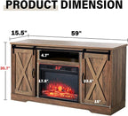 AMERLIFE 59" Fireplace TV Stand - Image 6