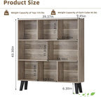 LEYAOYAO 8 Cube Bookshelf, 3 Tier Bookcase - Image 2
