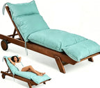Outdoor Chaise Lounge Chair Cushion, Waterproof Non-Slip Patio Chaise Lounge by Bootuuisadedicatedservice