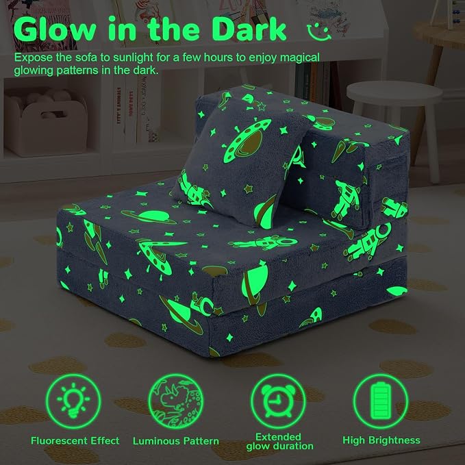 MeMoreCool Foldable Futon Chair Bed - Image 8
