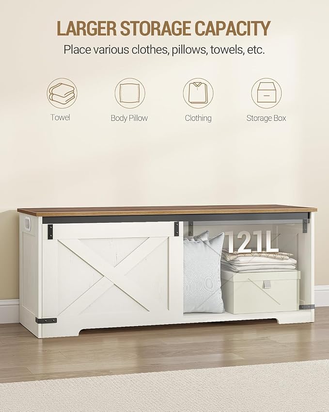 Hzuaneri 47.2" Storage Chest, Large Storage Trunk - Image 5