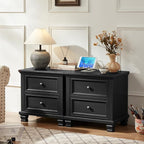 SAVOR LIFE Farmhouse Nightstand - Image 3