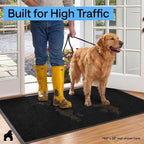 GORILLA GRIP Waterproof Traffic Guard Door Mat, 2 Pack, Indoor Outdoor Heavy - Image 7
