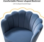HULALA HOME Modern Velvet Accent Chair - Image 3