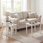 Giantex Nesting Tables Set of 3, Farmhouse Stacking Side Table - Image 7