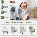 HAOYONG Wing Chair Slipcovers Printed Wingback Chair Covers 2 Pieces Wingback - Image 6