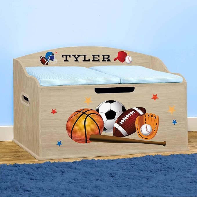DIBSIES Personalized Creative Wonders Toy Box, 30 x 19.25 x 18 inches, - Image 2