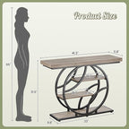 Huuger 41.3 Inch Entryway Table, Modern Console Sofa Table, Accent Table - Image 2