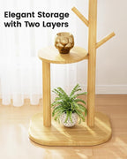Pipishell Coat Rack, Freestanding Hall Tree - Image 3