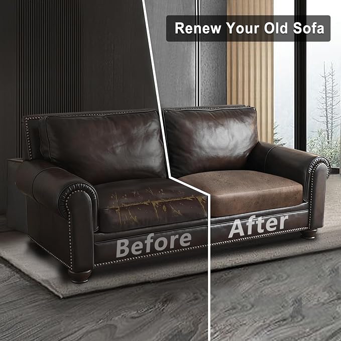 ANARACHON Leather Look Couch Cushion Covers Sofa Seat Slipcovers Sets Couches - Image 7