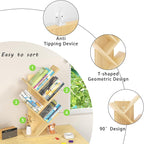 SHEEPAM 5 Tier Tree Book Shelf, Small Desktop Bookshelf - Image 4