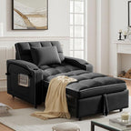 Convertible Sleeper Chair Bed, Pull Out Chair Sleeper - Image 3
