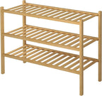 ROMGUAR CRAFT 3 Tier Bamboo Shoe Rack - Image 8