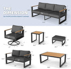 Aluminum Patio Furniture Set - Image 8