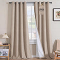 H.VERSAILTEX Linen Curtains 100% Blackout Curtains by HVERSAILTEX