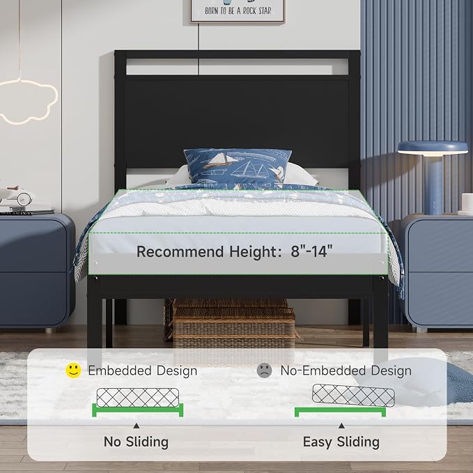 Z-hom Twin Metal Bed Frame - Image 9