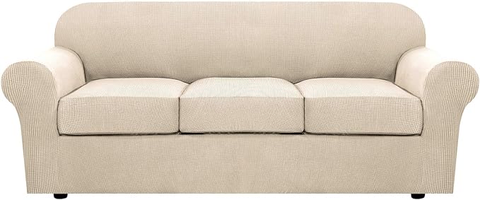 H.VERSAILTEX 4 Piece Stretch Couch Covers by HVERSAILTEX