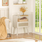 Lerliuo Rattan Nightstand, Side Table - Image 2