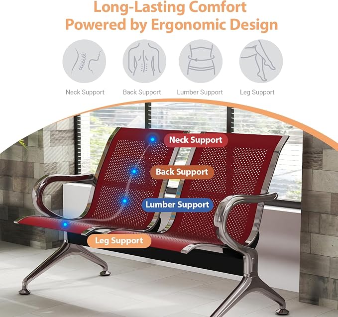 Kinfant 2-Seat Waiting Room Chair - Image 6