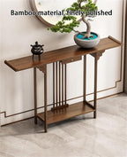 Natural Bamboo Console Table - Image 3