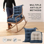 Lokex Rocking Chair Cushion Only, Tufted Non-Slip Comfortable Rocking Chair - Image 6