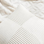 Fancy Homi 2 Packs Cream White Lumbar Decorative Throw Pillow Covers 14x22 Inch - Image 4