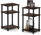 Furinno Just 3-Tier Turn-N-Tube End Table / Side Table / Night Stand / Bedside by Furinno-FitsYourSpaceFitsYourBudget