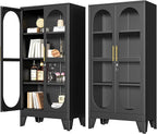 PAOFIN 61" H Locking Display Cabinet by PAOFIN