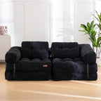 MAXYOYO Folding Sofa Bed, L-Shaped Convertible Sofa - Image 9