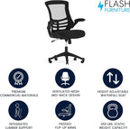 Flash Furniture Kelista Mid-Back Swivel Office Chair - Image 4