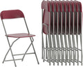 Hercules Series Plastic Folding Chair Red by FlashFurniture