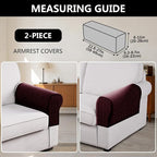 UNBBRRL Stretch Couch Armrest Covers - Image 2