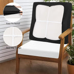 HEBE Outdoor Cushion Covers 12 Pcs, Stretch Patio Sofa Couch Cushion Cover | - Image 4