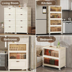 4-Tier Foldable Storage Cabinet - Image 7