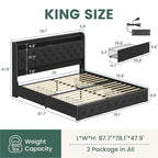 LARMACE King Size Bed Frame - Image 2