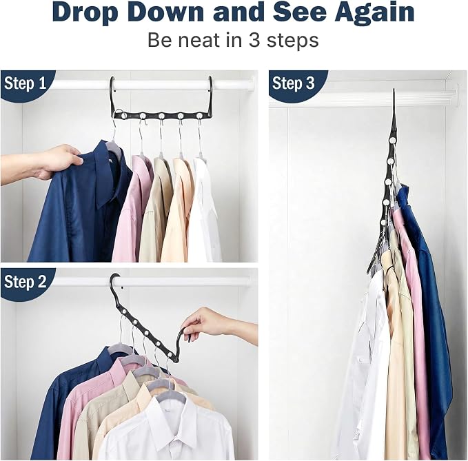 HOUSE DAY 10 Pack Closet Organizers and Storage - Image 3