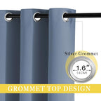 NICETOWN Patio Door Curtain for Sliding Glass Door, Thermal Insulated Blackout - Image 4