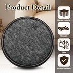 12Pcs Round Metal Felt Furniture Caster Cups, 1-5/8Inch Carpet-Bottom Furniture - Image 4