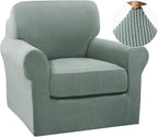 Turquoize 2 Piece Chair Covers Chair Slipcovers by Turquoize