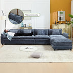 Oprisen 154" Modular Sectional Sofa, Comfy Cloud Couch Sectional Sofa - Image 5