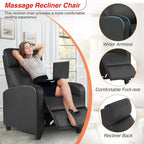 FDW Recliner Sofa Massage Chair Home Theater Seating - Image 4