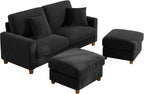 Kidirect 70in U Shaped Couch, Modular Sofa No Tool Assembly, Comfy Sectional by Kidirect