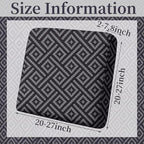 Geyoga 8 Pcs Patio Stretch Sofa Cushion Covers Outdoor Cushion Covers - Image 3