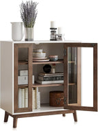 BELLEZE Modern Curio Cabinet, 3-Tiers Console Table, 31 Inch - Image 7