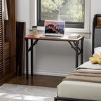 TEMI Small Computer Desk Folding Table - Image 2