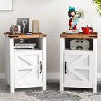 oneinmil 3-Piece Farmhouse Table Set Includes 31” Coffee Table and Side Tables - Image 6