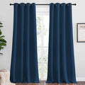 NICETOWN Moroccan Blue Blackout Curtains 96" Long by NICETOWN