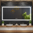 72x36 Inches LED Bathroom Mirror by Unknown