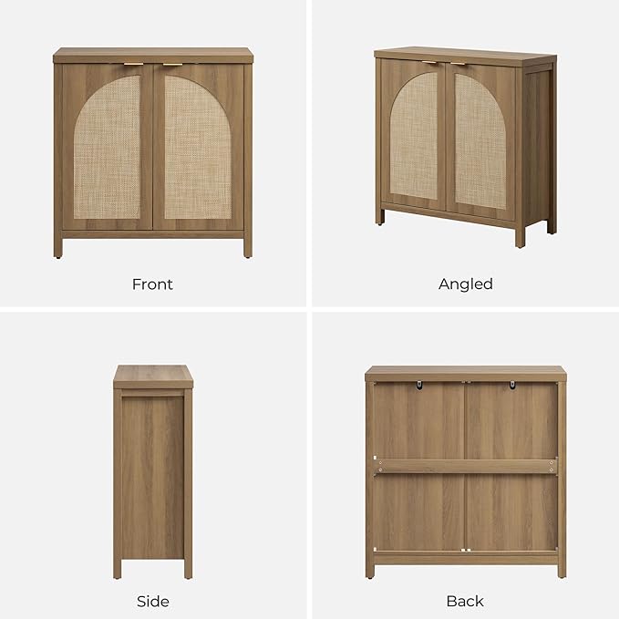 SICOTAS 68" W Rattan Sideboard Buffet Cabinet - Image 8
