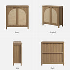 SICOTAS Rattan Sideboard Buffet Cabinet - Image 9